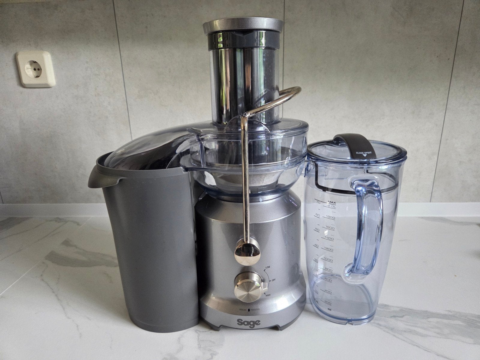 Sapcentrifuge 
Sage The Nutri Juicer Cold
SJE430, Witgoed en Apparatuur, Juicers, Ophalen, Zo goed als nieuw, Sapcentrifuge