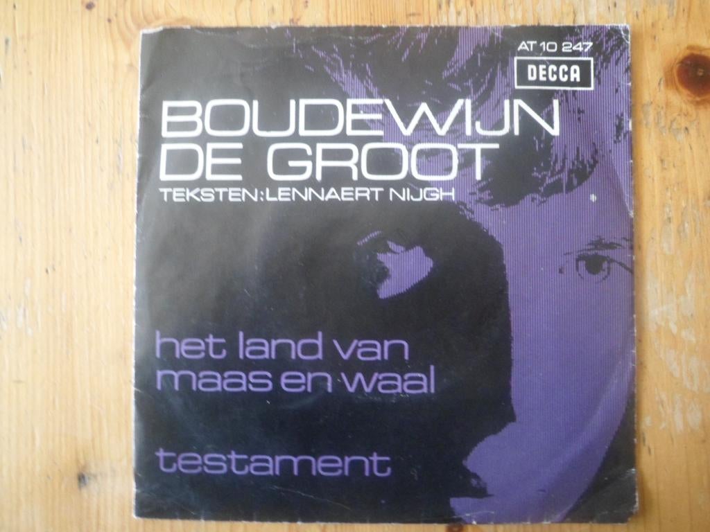 Boudewijn de Groot, Cd's en Dvd's, Vinyl Singles, Ophalen of Verzenden, Gebruikt, Nederlandstalig