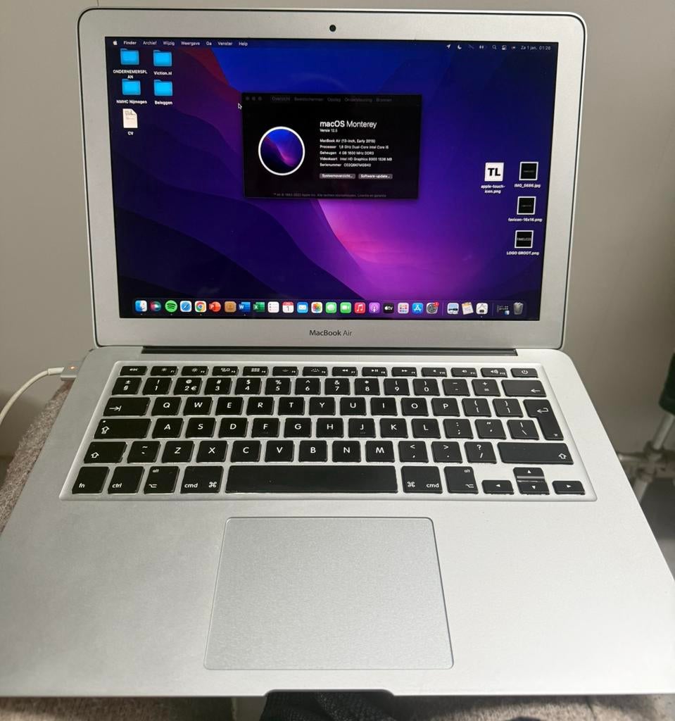 Macbook air 2015, 13 inch, Computers en Software, Apple Macbooks, Gebruikt, Qwerty, 13 inch, Minder dan 2 Ghz