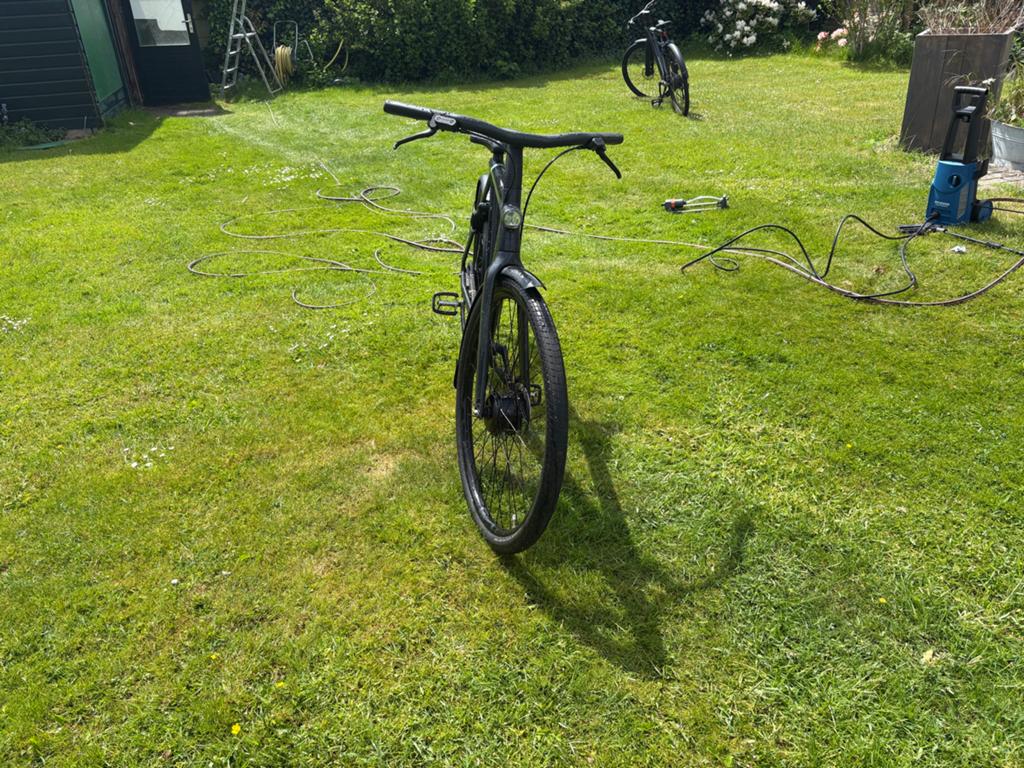 Vanmoof fiets zwart - Rijdt top!, Ophalen, Gebruikt