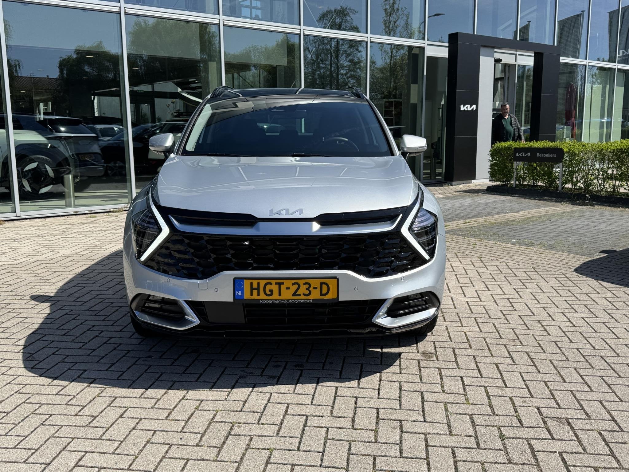 Kia Sportage 1.6 T-GDi Hybrid DynamicPlusLine DEMO VOORDEEL!, Auto's, Euro 6, 4 cilinders, 1360 kg, Leder en Stof