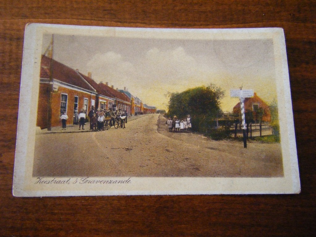 G40 - 's-Gravenzande - Zeestraat - 1943 - Mooi/Oud, Verzamelen, Ophalen of Verzenden, 1940 tot 1960, Zuid-Holland