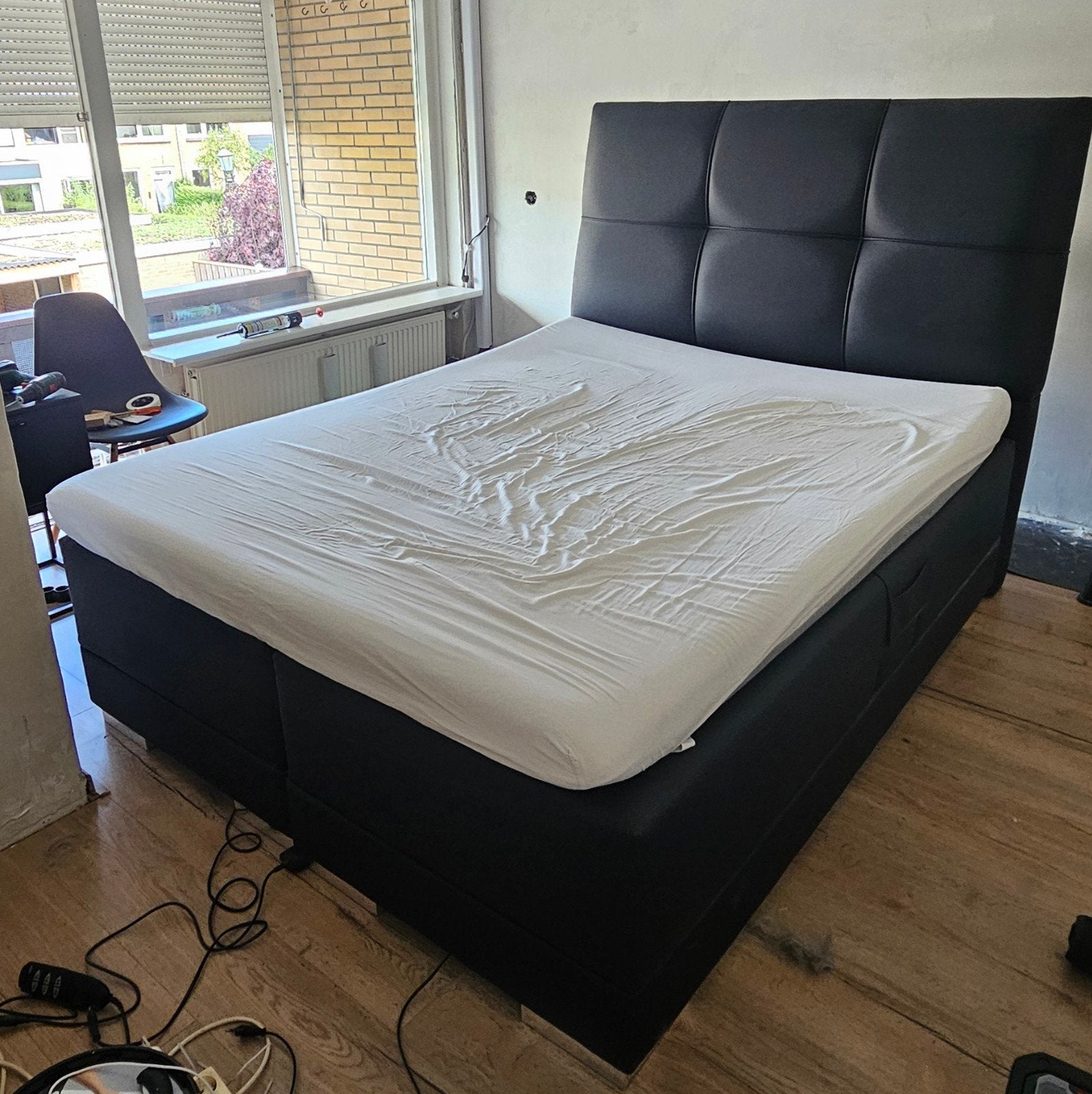 Boxspring, Ophalen, Tweepersoons, 160 cm