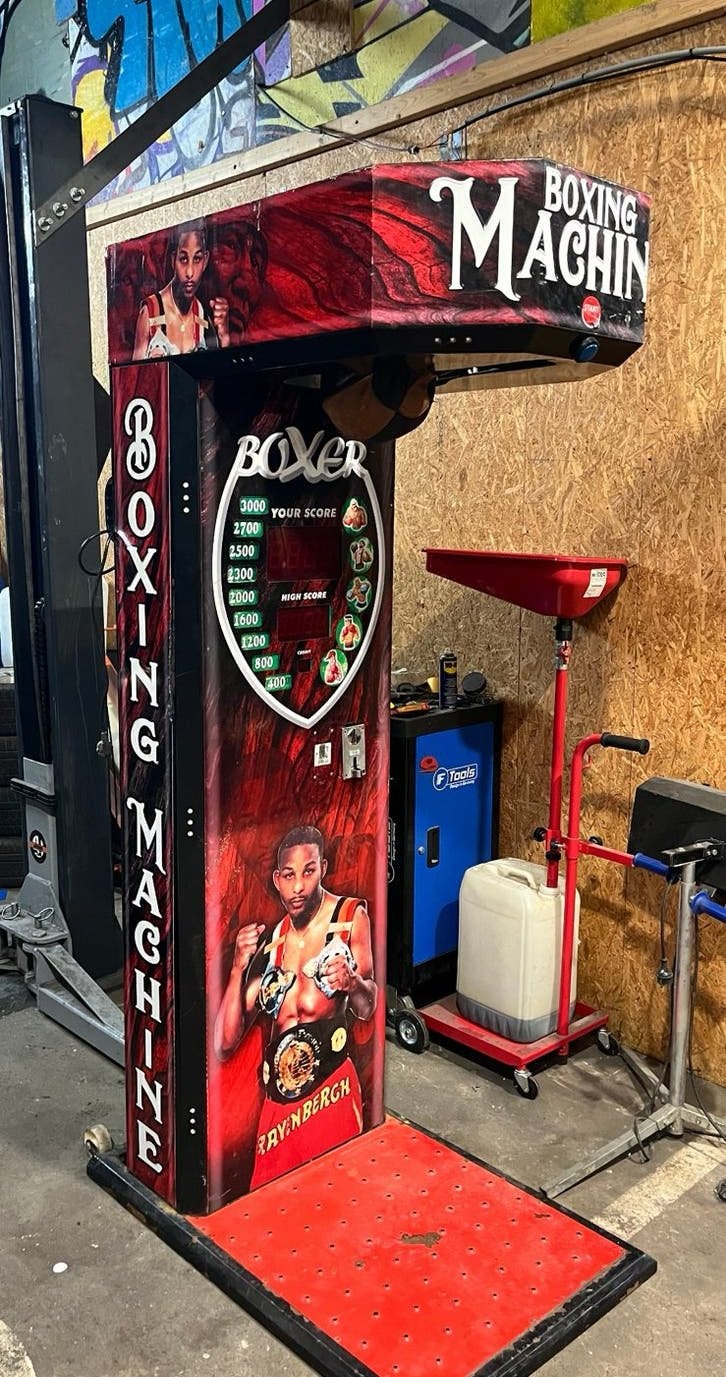 Boxbal automaat, Ophalen, Gebruikt