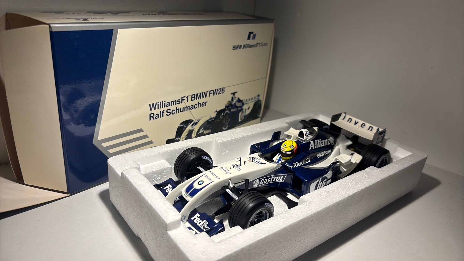 F1 williams bmw fw26 ralf Schumacher minichamps 1.18