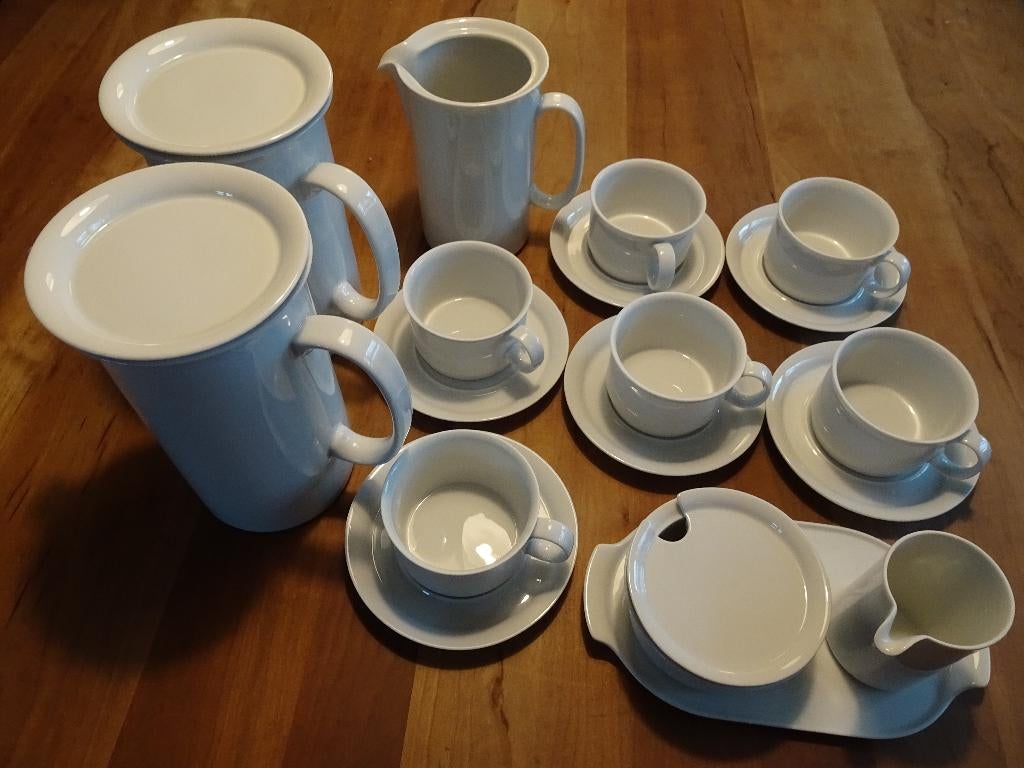 Mosa Fantasy servies wit, Huis en Inrichting, Keuken | Servies, Ophalen of Verzenden, Zo goed als nieuw, Bord(en), Overige stijlen