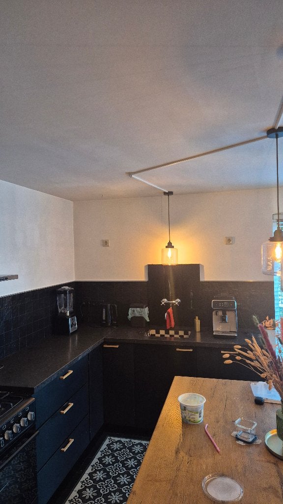 Keuken, Huis en Inrichting, Ophalen, Gebruikt, Zwart, Hoekkeuken