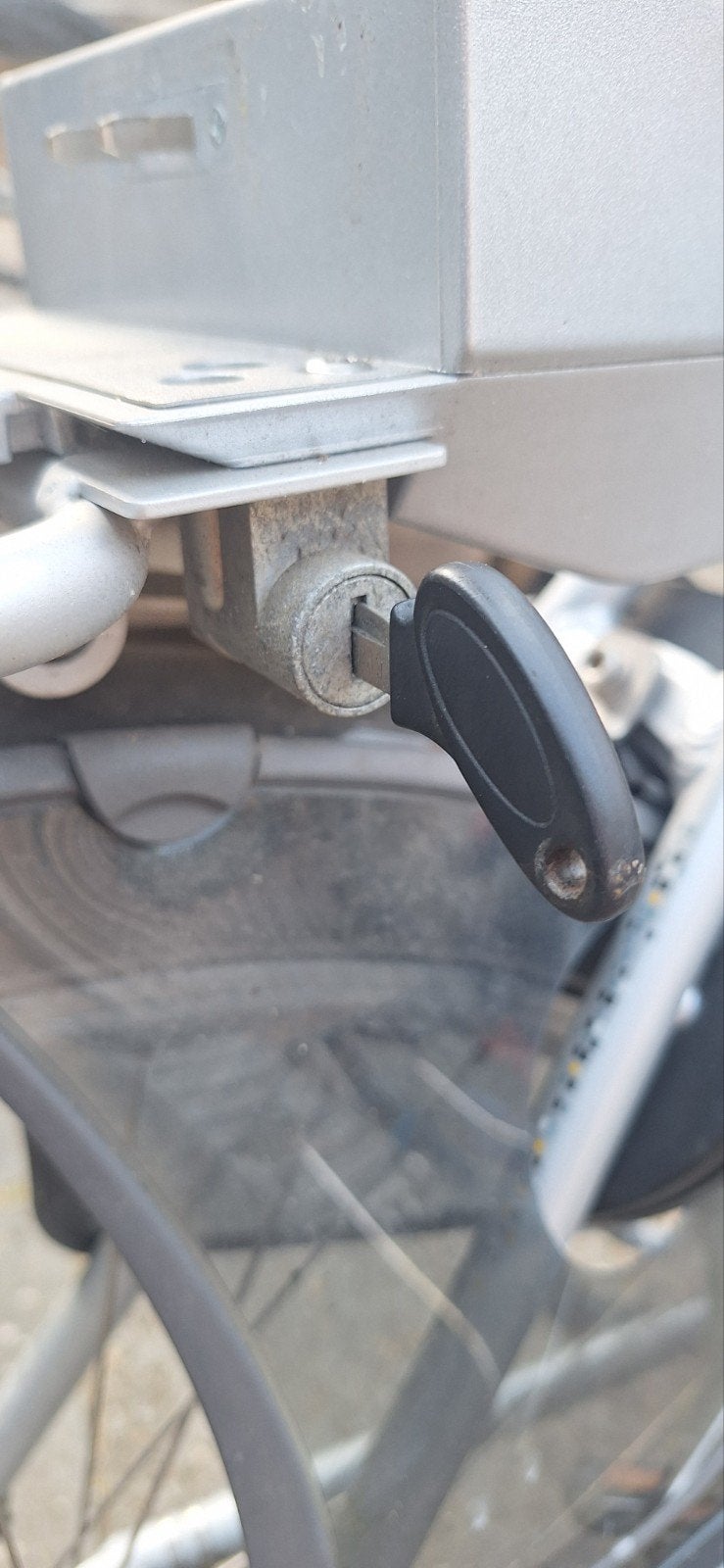Accu slot van een Batavus Genova e go, Fietsen en Brommers, Fietsonderdelen, Ophalen of Verzenden, Zo goed als nieuw, Batavus