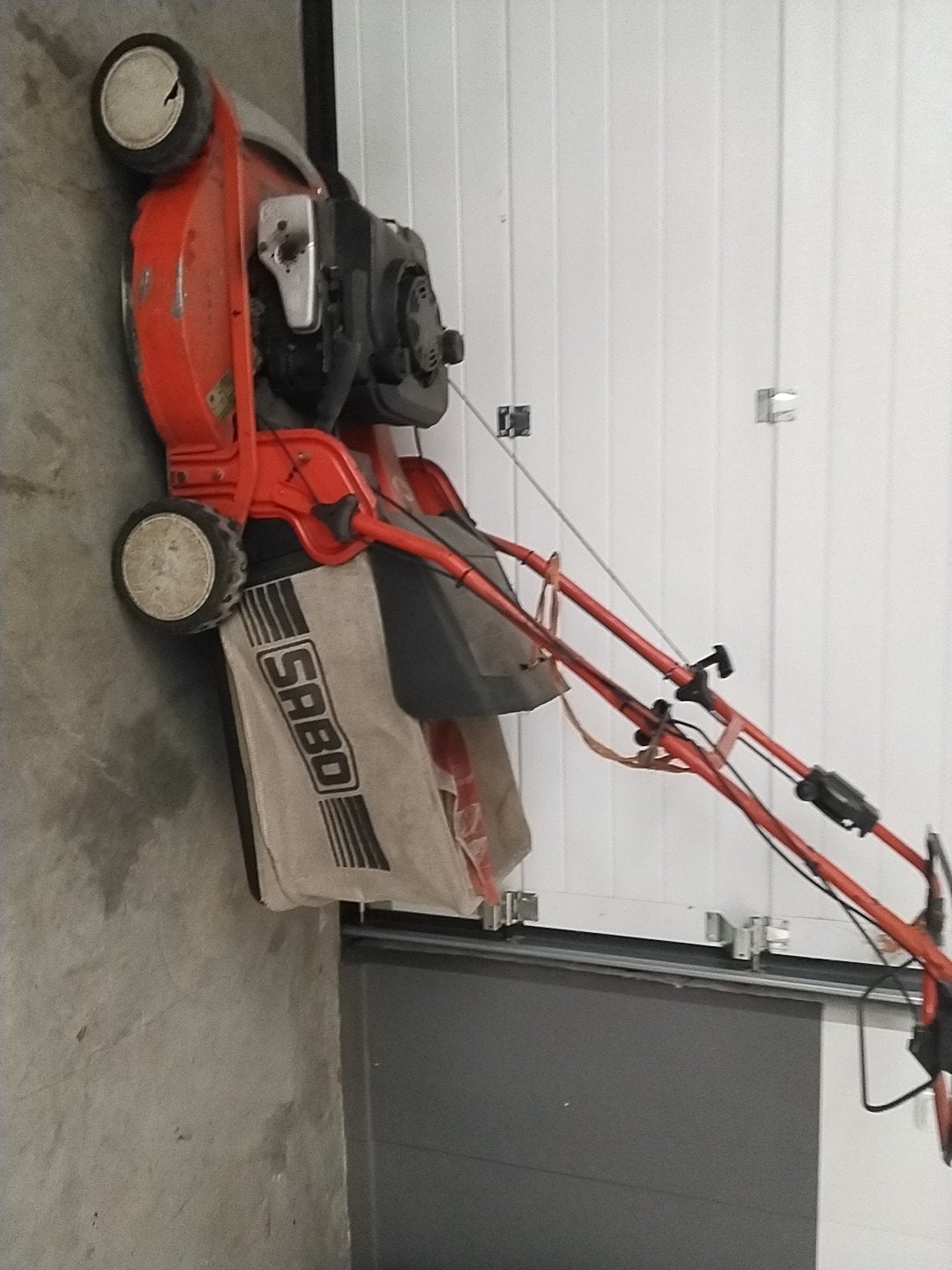 Sabo grasmaaier opknapper, Ophalen, Gebruikt