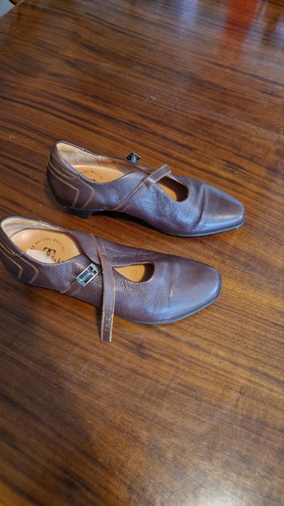 Think! Ballerina's/Instappers - Bruin Leer - Maat 37-38, Kleding | Dames, Schoenen, Ophalen, Bruin, Think!, Ballerina's