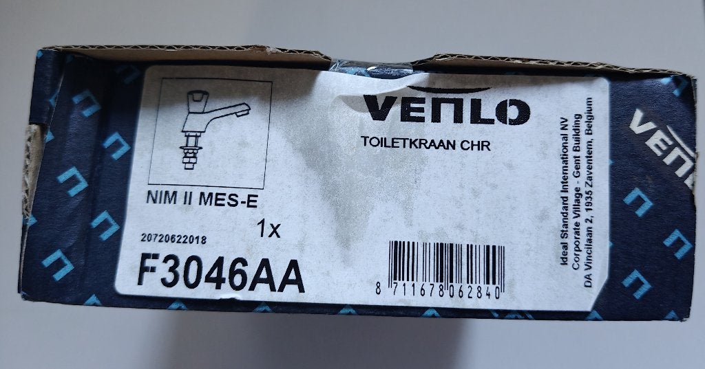 Venlo Nimbus II Eco Fonteinkraan Chroom - NIEUW, Ophalen of Verzenden, Nieuw, Chroom, Kraan