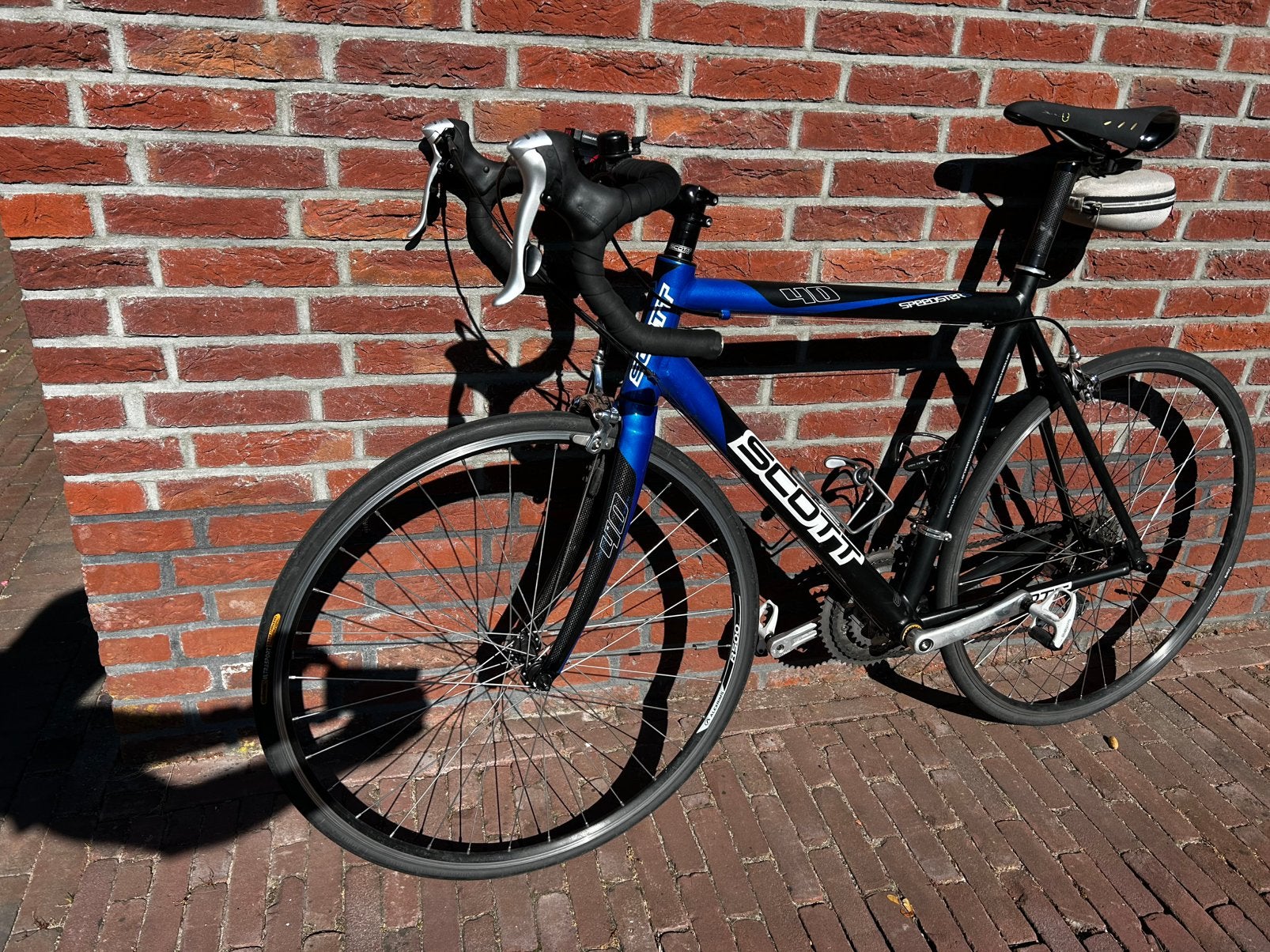 Prijsverlaagd Scott speedster 40s carbon voorvork. M 56 / L, Fietsen en Brommers, 28 inch, Gebruikt, Aluminium, Meer dan 20 versnellingen