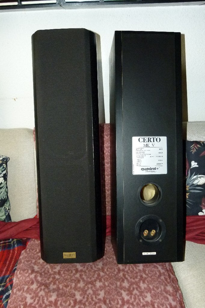 Quadral Phonologue Certo Mk V, Audio, Tv en Foto, Luidsprekers, Vloerstaande luidspreker, Gebruikt, 60 tot 120 watt, Basreflex