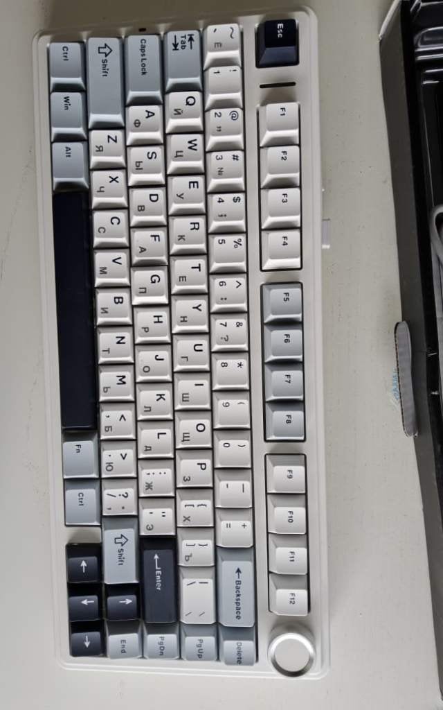 AULA F75 Mechanical Keyboard – White – Excellent Condition, Ophalen, Multimediatoetsen, Zo goed als nieuw, Draadloos
