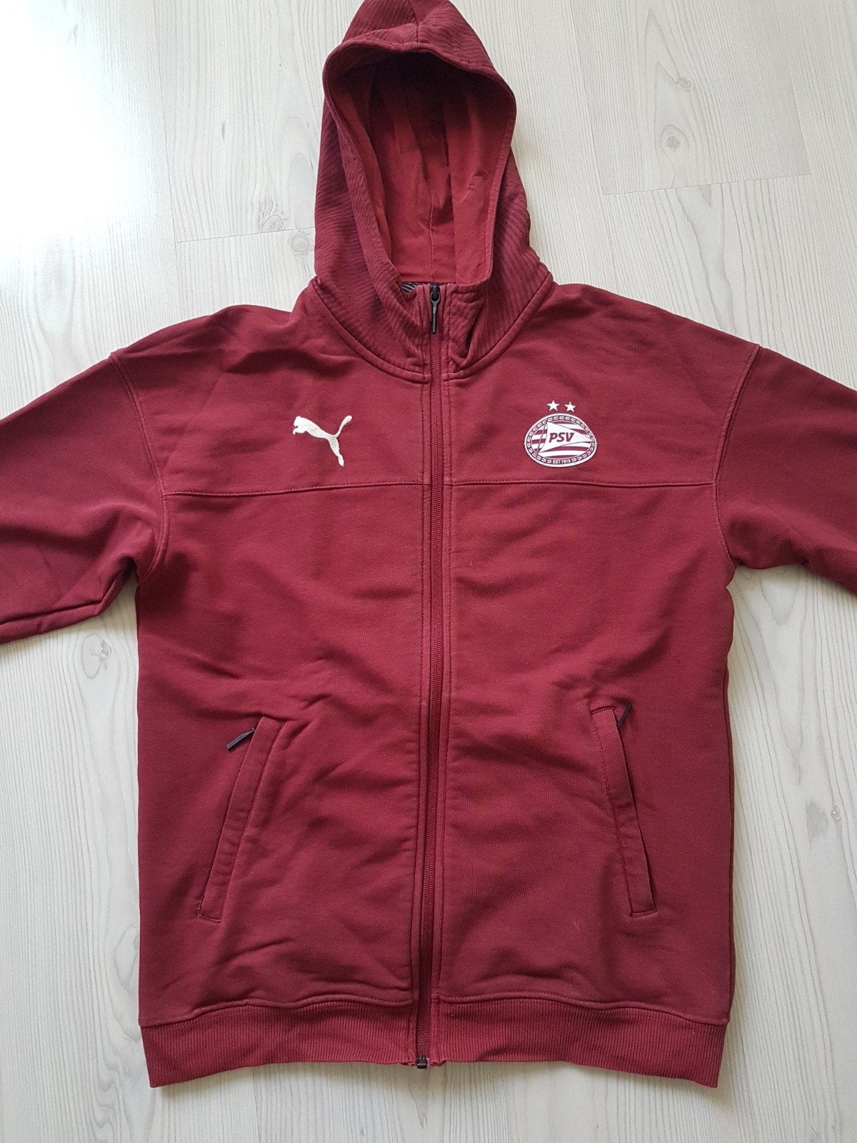 PSV Puma heren vest in maat small, Blauw, Ophalen of Verzenden, Zo goed als nieuw, Voetbal