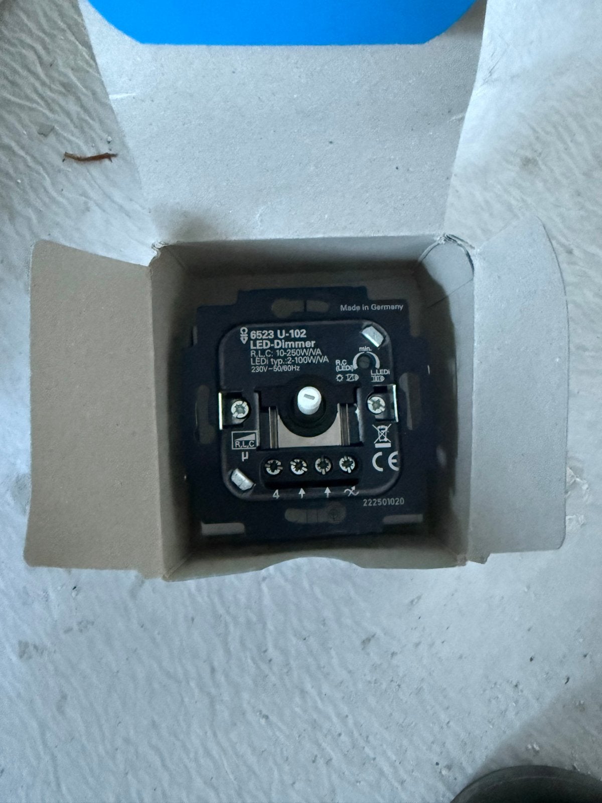 Busch-Jaeger LED-Draaidimmer 6523 U-102, Ophalen, Nieuw, Busch-Jaeger, Dimmer