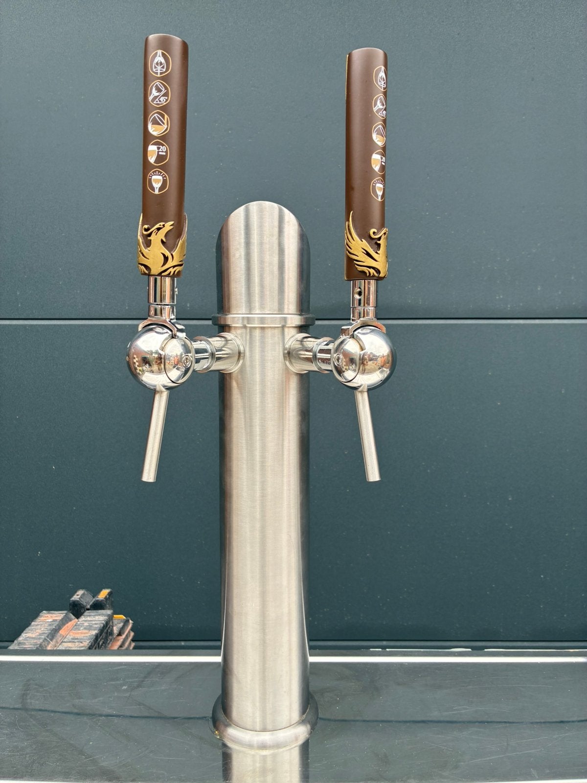 Grimbergen tapzuil biertap tapkraan bierkraan thuistap bar, Ophalen, Zo goed als nieuw
