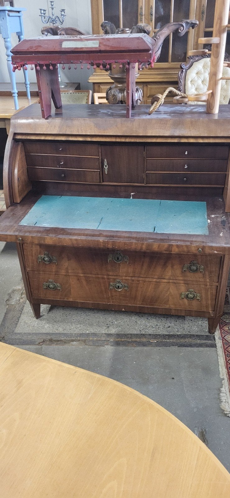 Antieke Speeltafel / Secretaire, Ophalen of Verzenden
