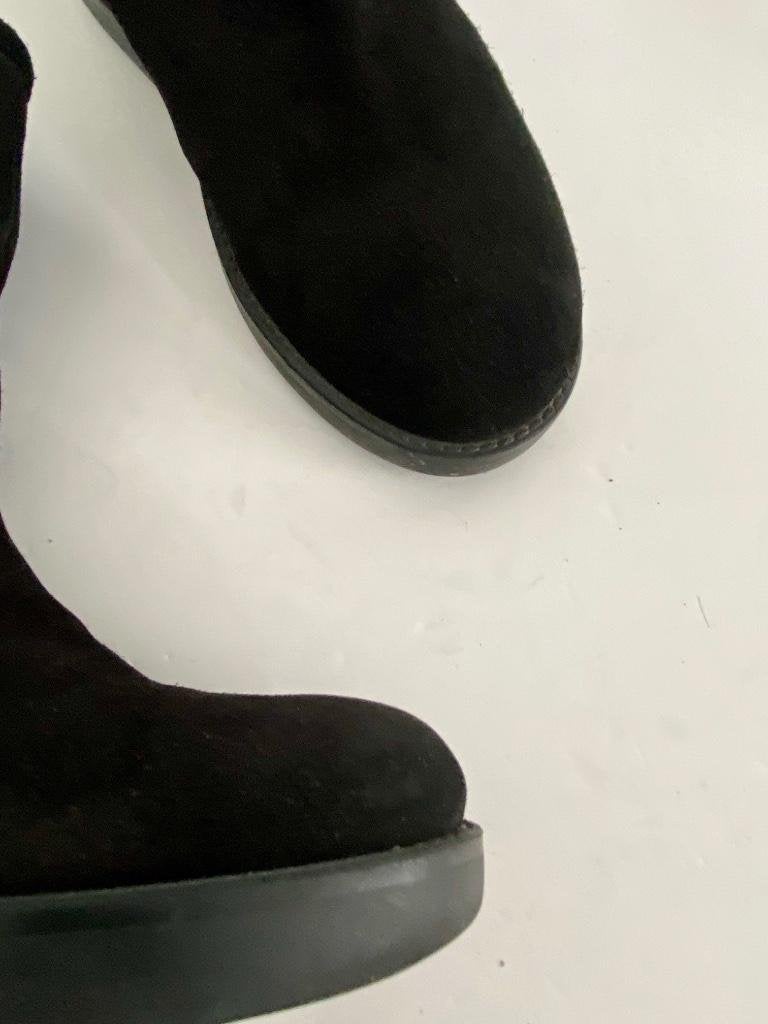 i620 Twinset maat 41 lage laarzen boots laarsjes zwart leer, Twinset, Zwart, Ophalen of Verzenden, Zo goed als nieuw