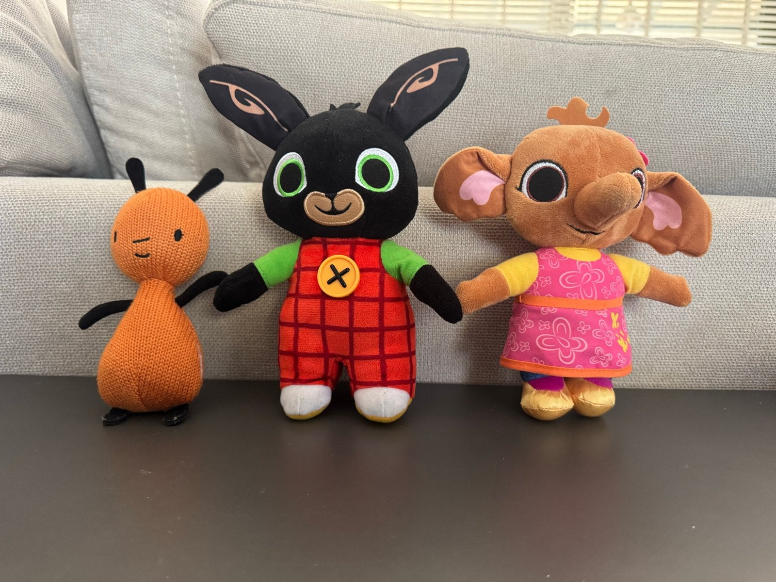 Bing Knuffels: Bing, Flop en Sula - Zo goed als nieuw, Overige karakters, Konijn, Ophalen of Verzenden, Zo goed als nieuw