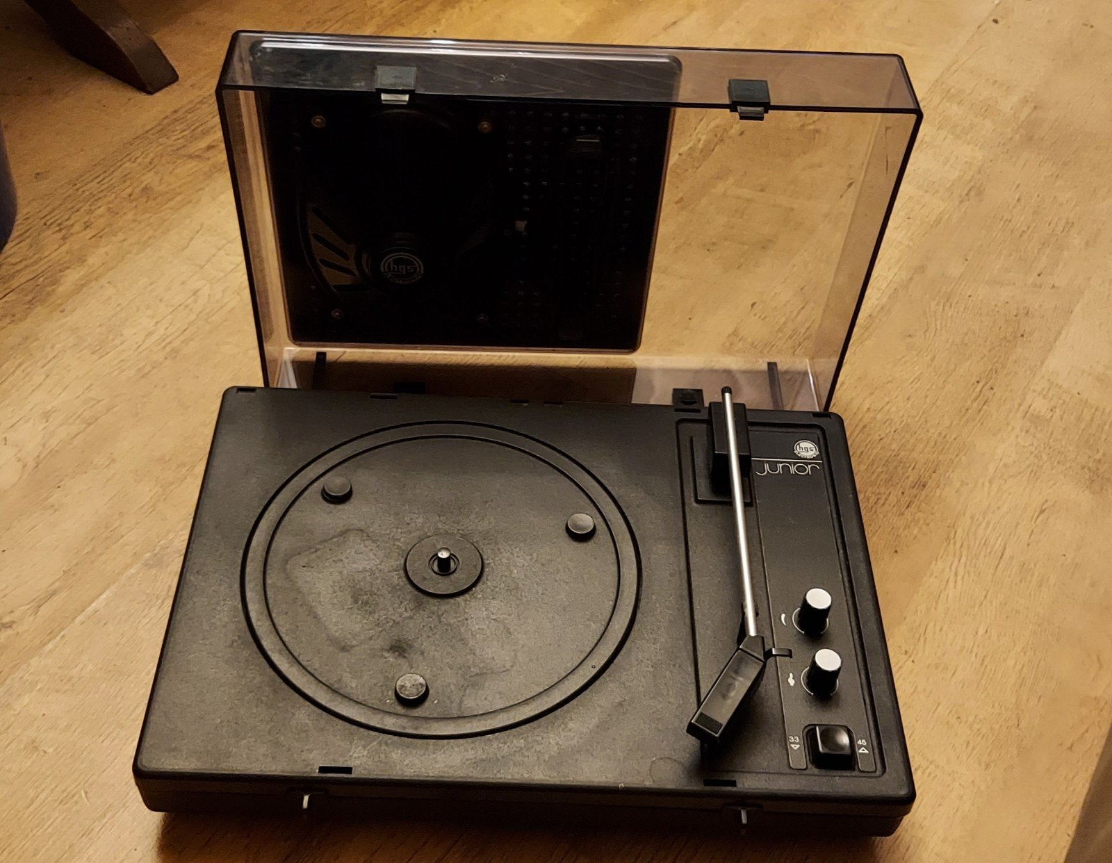 Junior Platenspeler. Leuk voor Handige Harry, Audio, Tv en Foto, Platenspelers, Ophalen of Verzenden, Niet werkend, Platenspeler