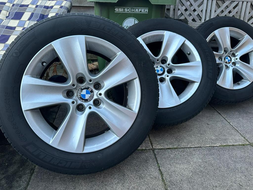 BMW velgen style 327 met winterbanden, Ophalen, Zo goed als nieuw