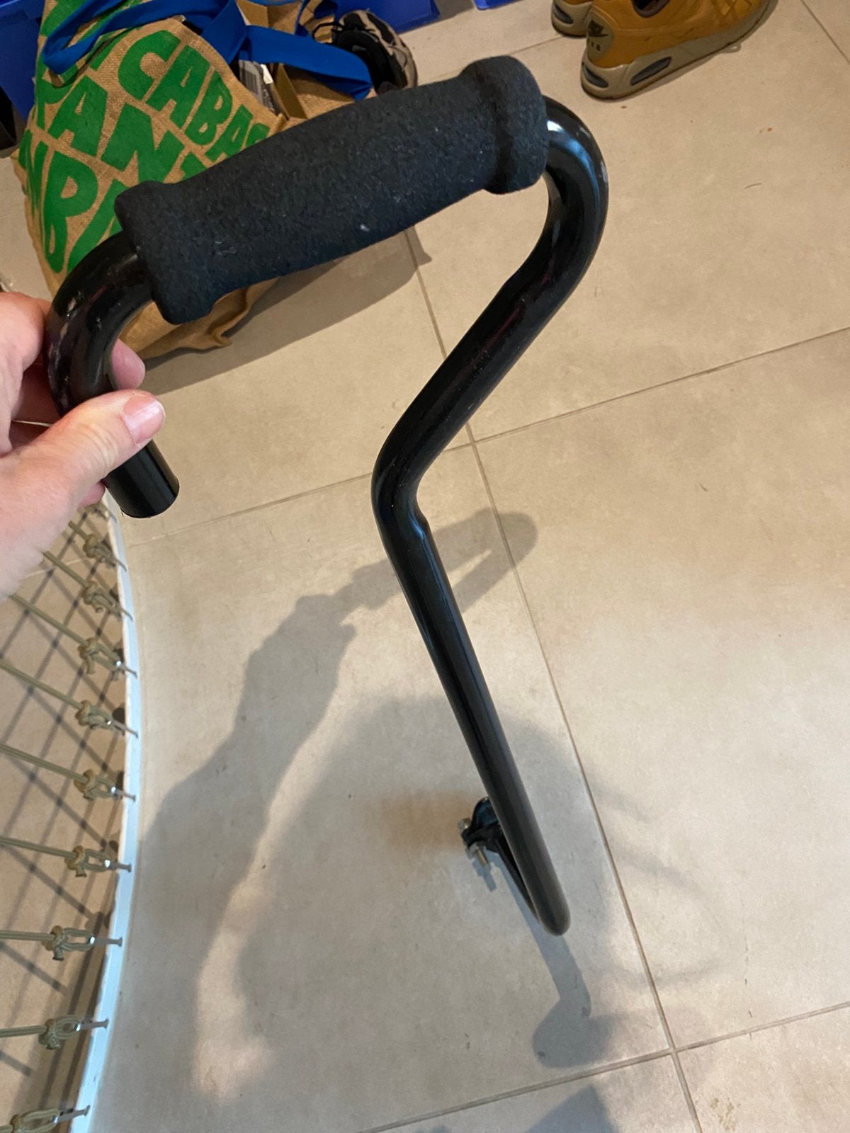 Fiets trainer/ duw stang voor kinderfiets, Ophalen