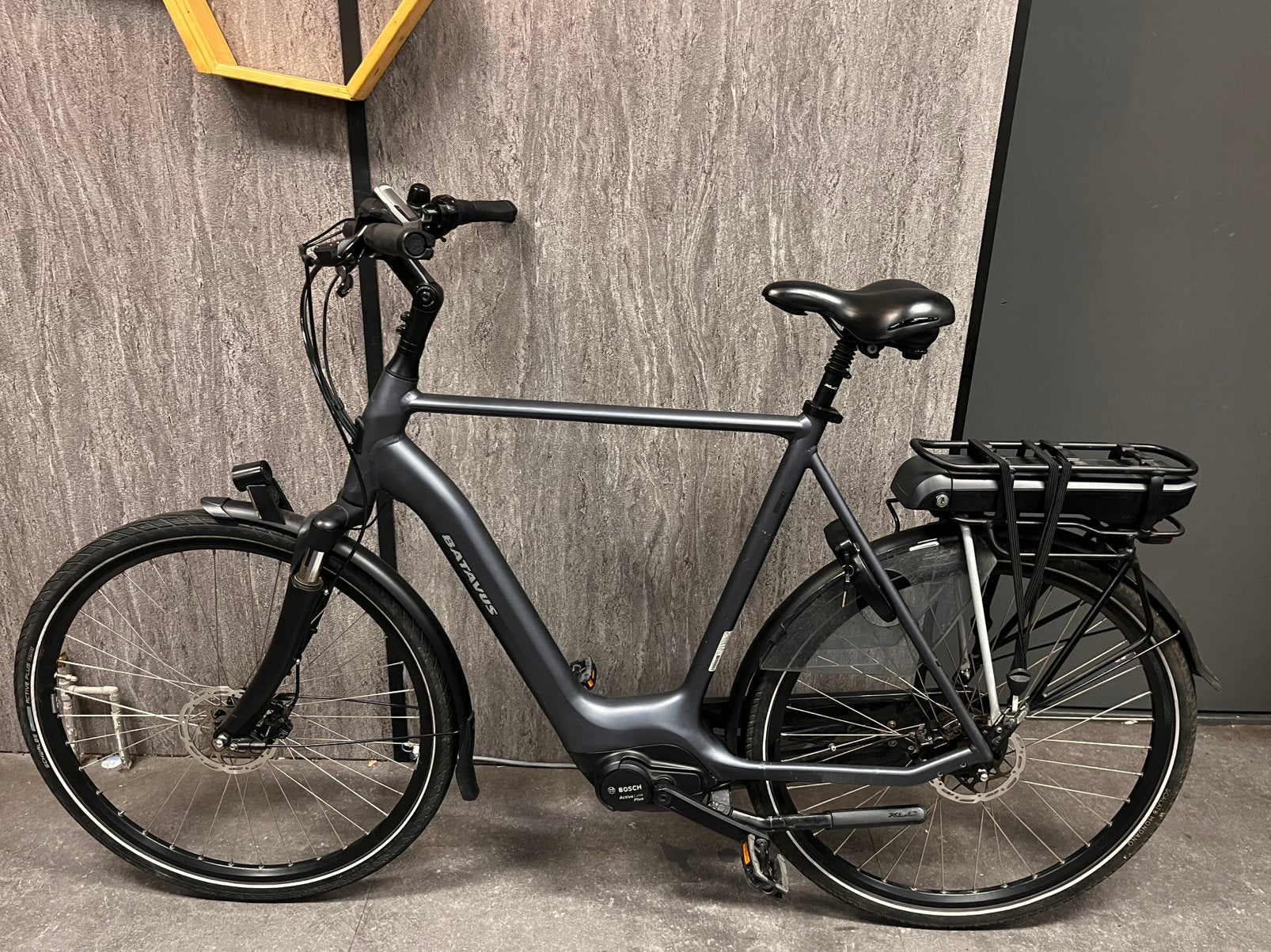 Batavus Finez E Go herenfiets bosch middenmotor, Fietsen en Brommers, Ophalen, Batavus, Zo goed als nieuw, 59 cm of meer