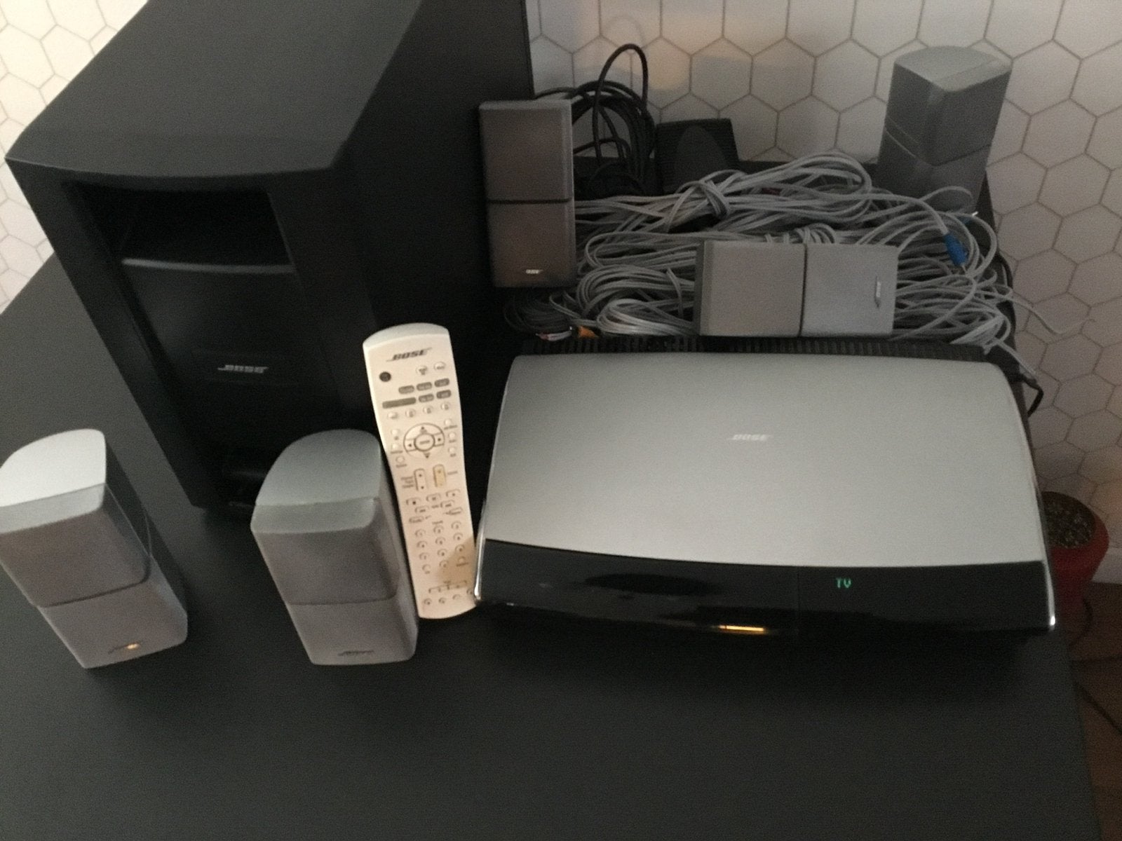 Bose media center AV 18, Audio, Tv en Foto, 70 watt of meer, Zo goed als nieuw, Dvd-speler, Ophalen