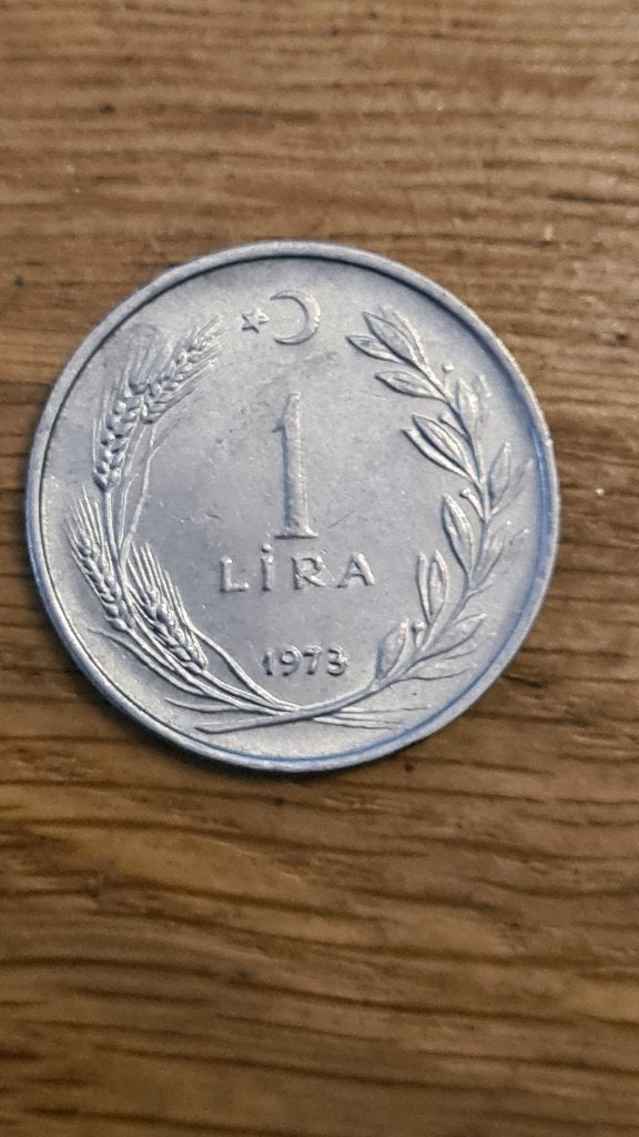 Turkije - 1 Lira 1973 (D3), Verzenden, Overige landen, Losse munt