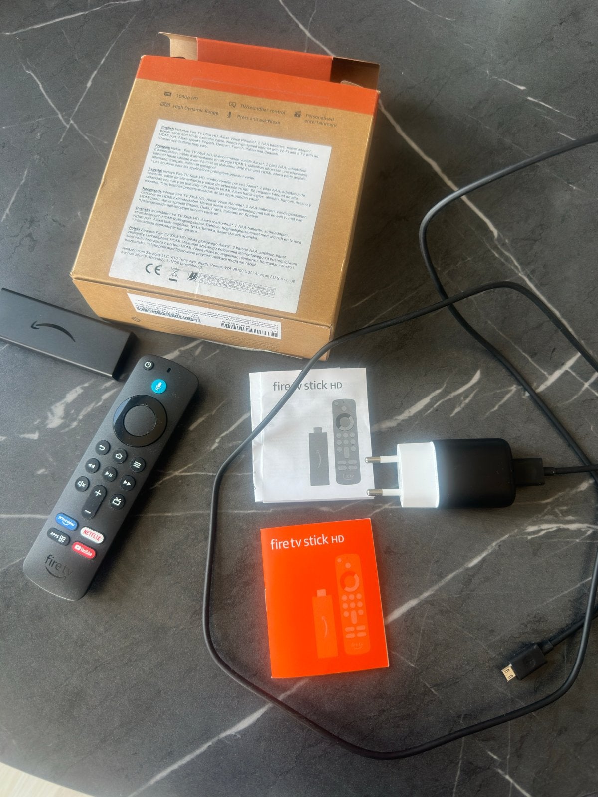Amazon Fire TV Stick HD met afstandsbediening, Ophalen of Verzenden, Nieuw, HDMI, Zonder harde schijf