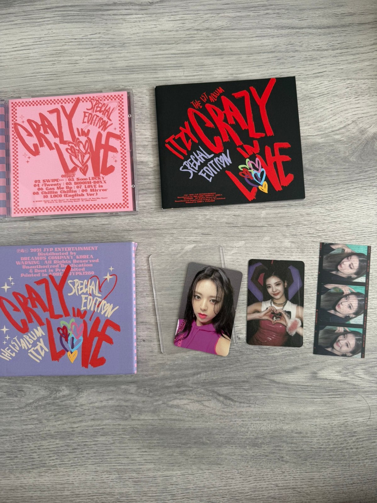 ITZY Crazy in love album, Ophalen of Verzenden, Zo goed als nieuw, Cd of Plaat