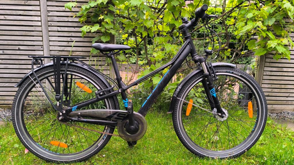S'cool Trox Evo 26" kinderfiets met 7 versnellingen, Ophalen, Gebruikt, Terugtraprem, 20 inch of meer
