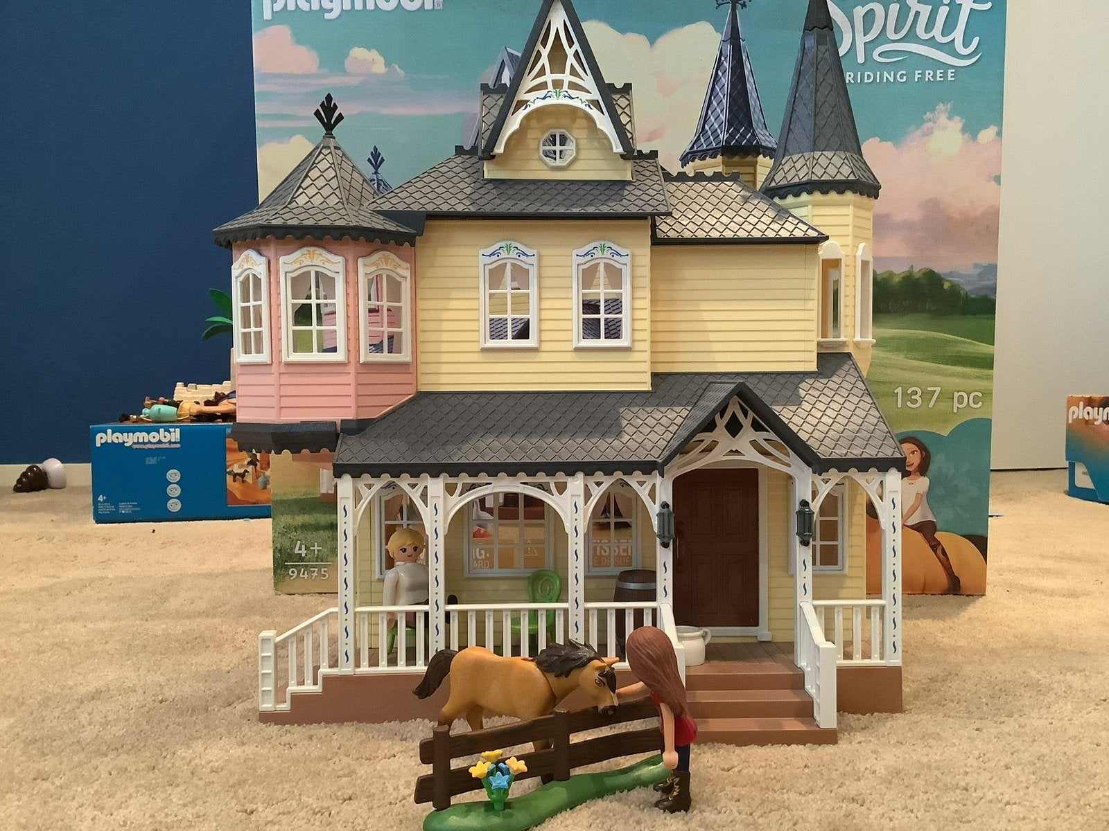 Playmobil Lucky’s huis 9475 / Spirit riding free, Ophalen of Verzenden, Zo goed als nieuw