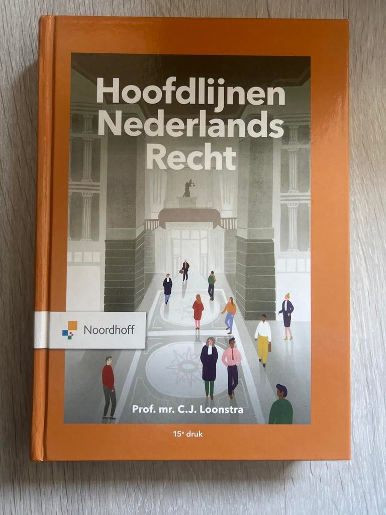 Hoofdlijnen Nederlands Recht - 15e druk, Ophalen of Verzenden, Gamma, Zo goed als nieuw, HBO