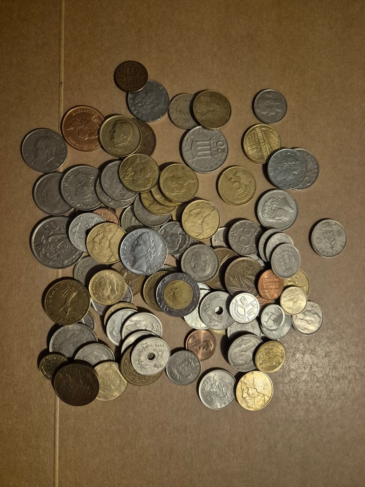 Diverse collectie buitenlandse munten - weg voor goede prijs, Ophalen of Verzenden, Overige waardes, Losse munt