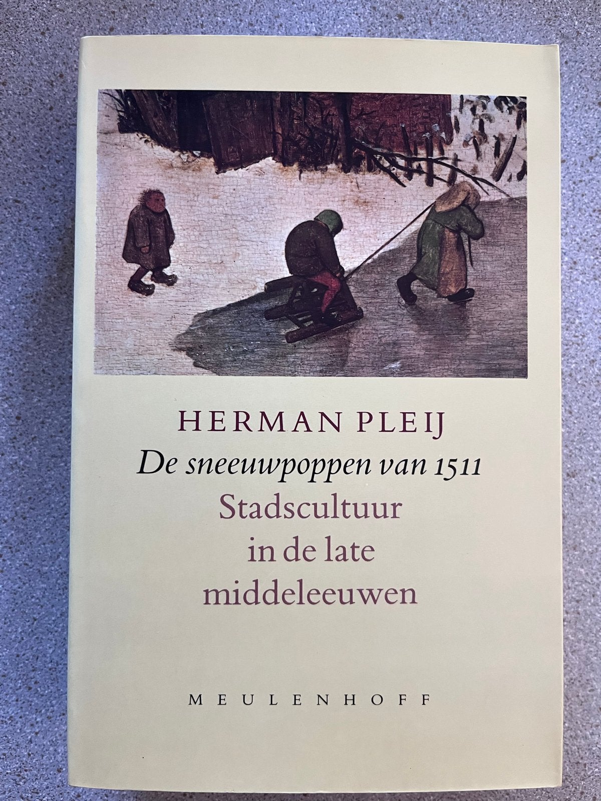 De sneeuwpoppen van 1511 - Herman Pleij, Ophalen of Verzenden, 15e en 16e eeuw, Zo goed als nieuw