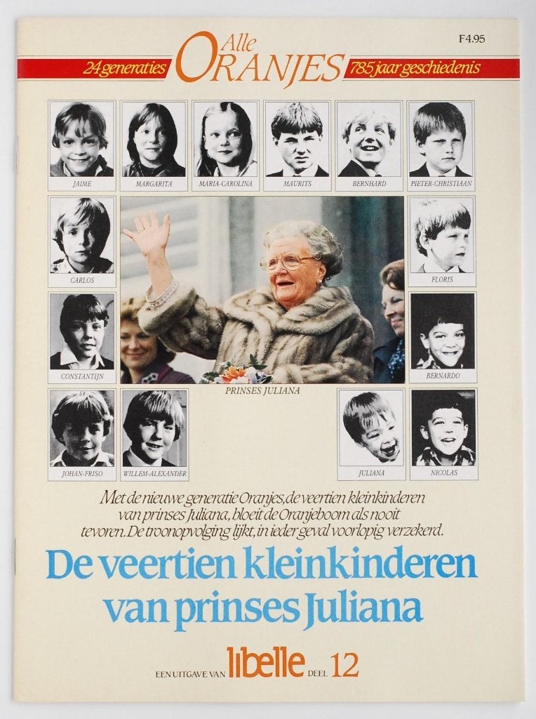 Boek: De veertien kleinkinderen van Juliana (Libelle), Verzenden, Zo goed als nieuw, Overige typen