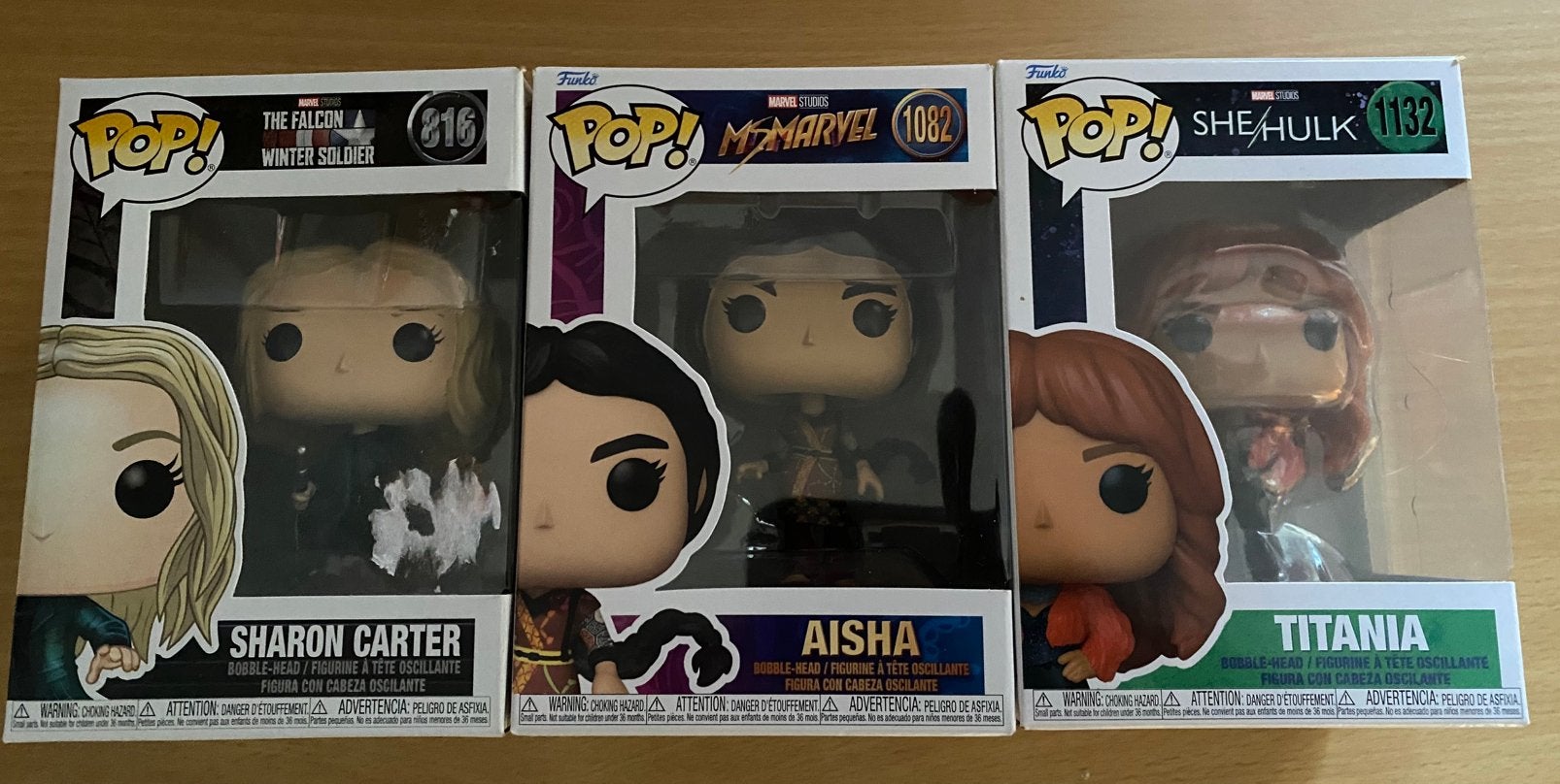 Funko Pop! Disney/Marvel 816-1082-1132, Ophalen of Verzenden, Nieuw