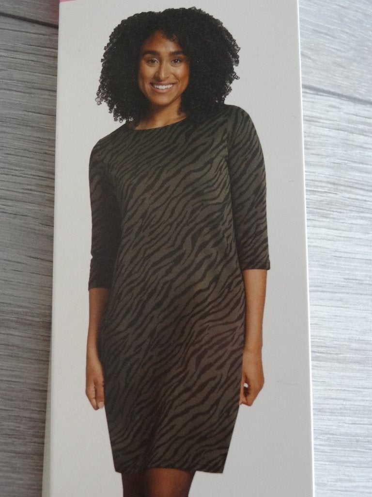 NIEUW! Dames Jurk Maat S Zwart/Donkergroen >Snelle Verzendin, Zwart, Nieuw, Ophalen of Verzenden, Knielengte