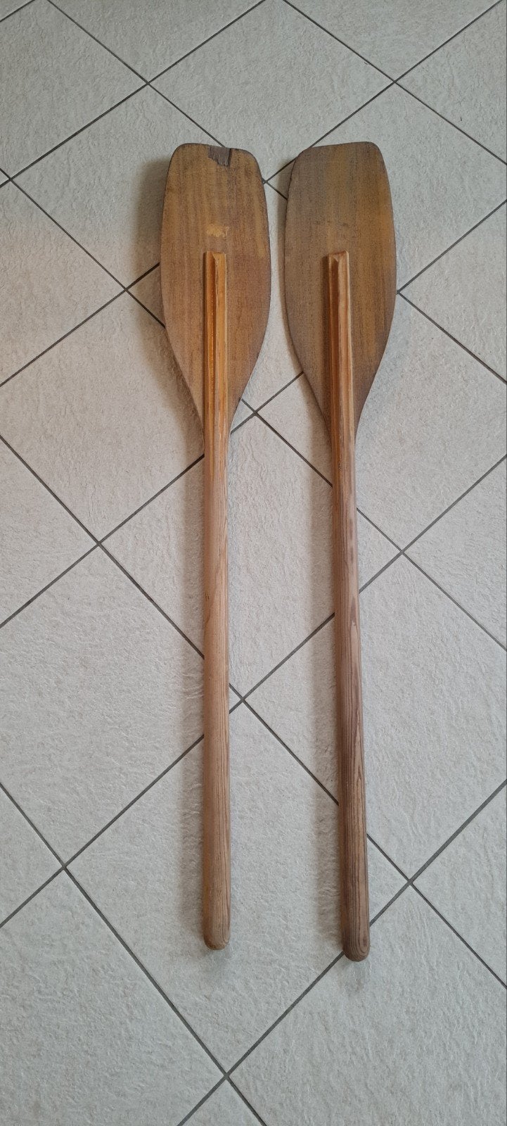 Houten Roeispanen., Huis en Inrichting, Ophalen, Gebruikt