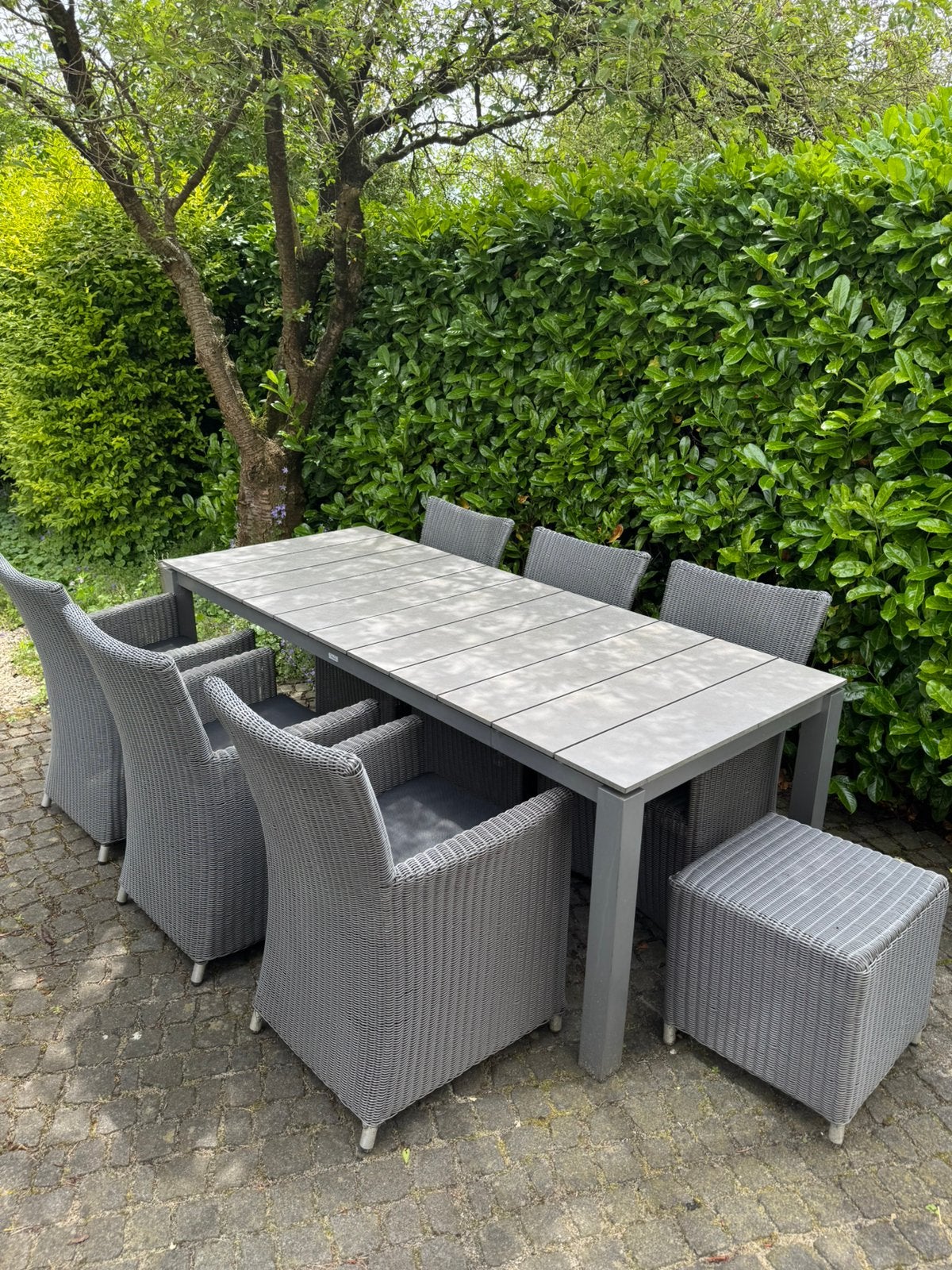 Mooie 8-delige Tuinset, Tuin en Terras, Ophalen, Zo goed als nieuw
