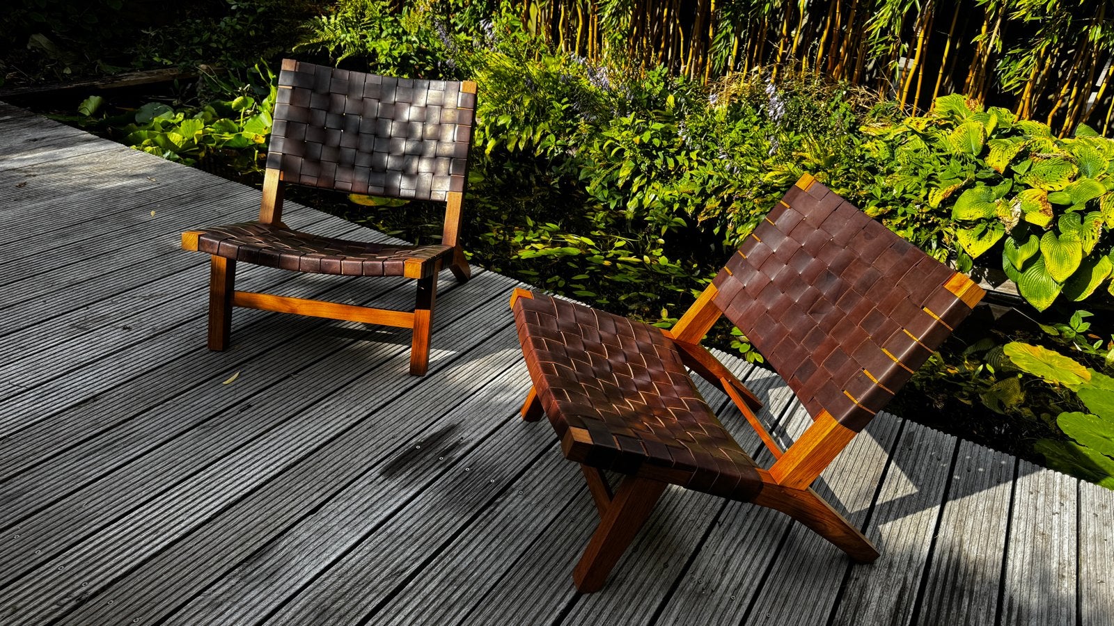 De La Espada lounge chair 128, Ophalen, Gebruikt, Twee, Bruin