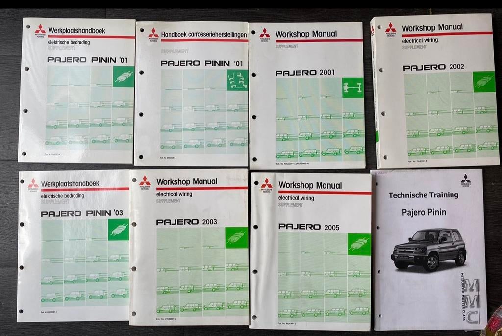 Technische boeken Mitsubishi Pajero, Ophalen of Verzenden