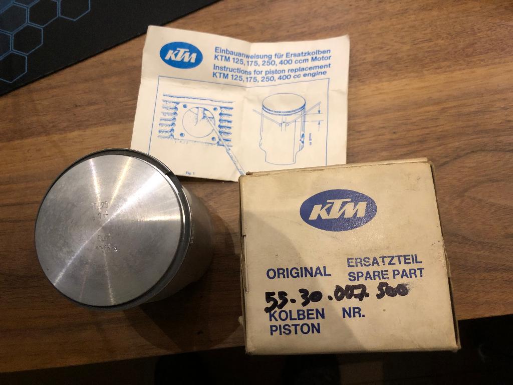 KTM240/250/400bj77-82 Mahle Elko zuiger 55.30.007.500 d81.25, Ophalen of Verzenden