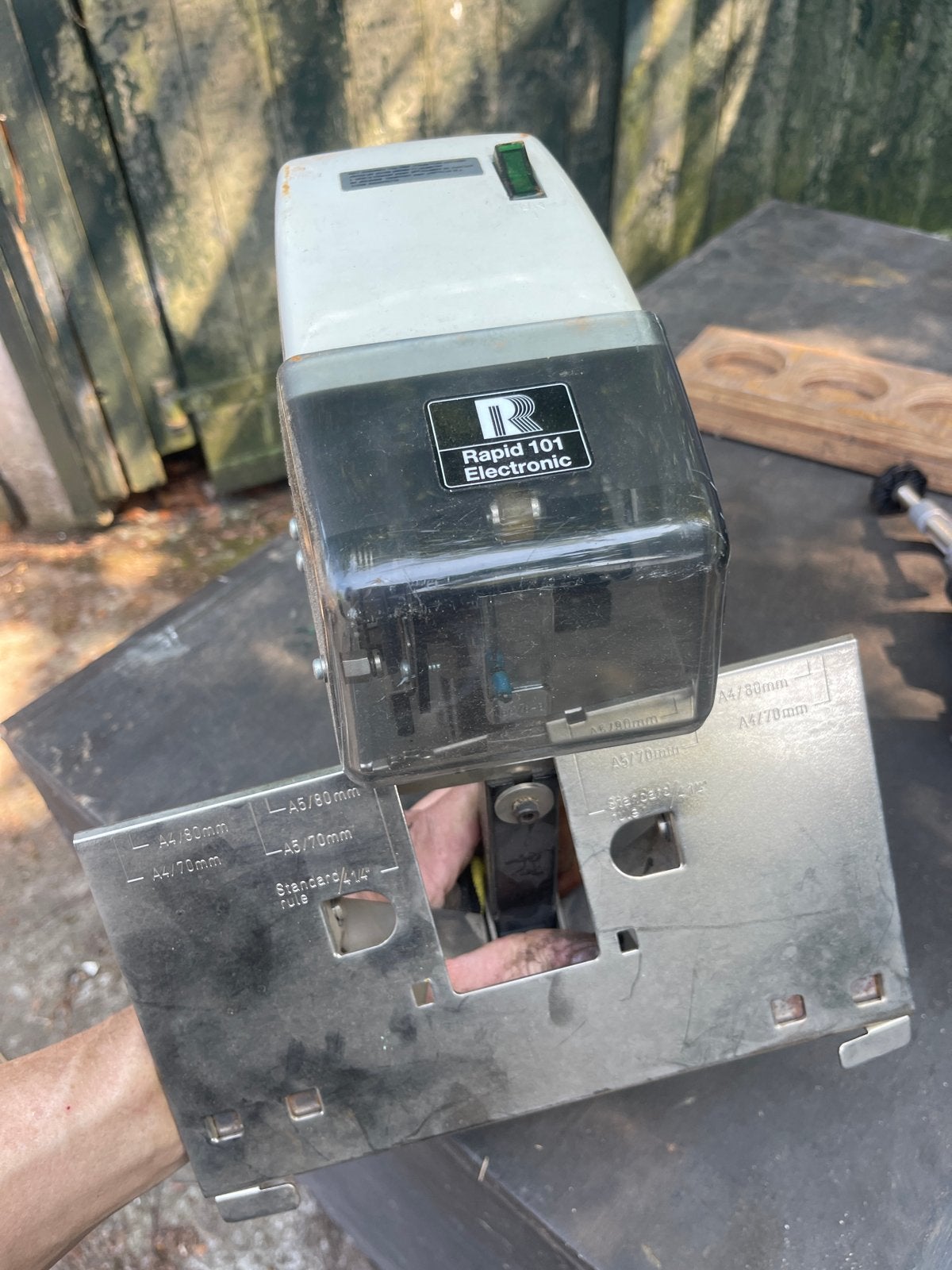 Rapid 101 Electronic nietmachine - Vintage kantoorartikel, Ophalen of Verzenden, Gebruikt