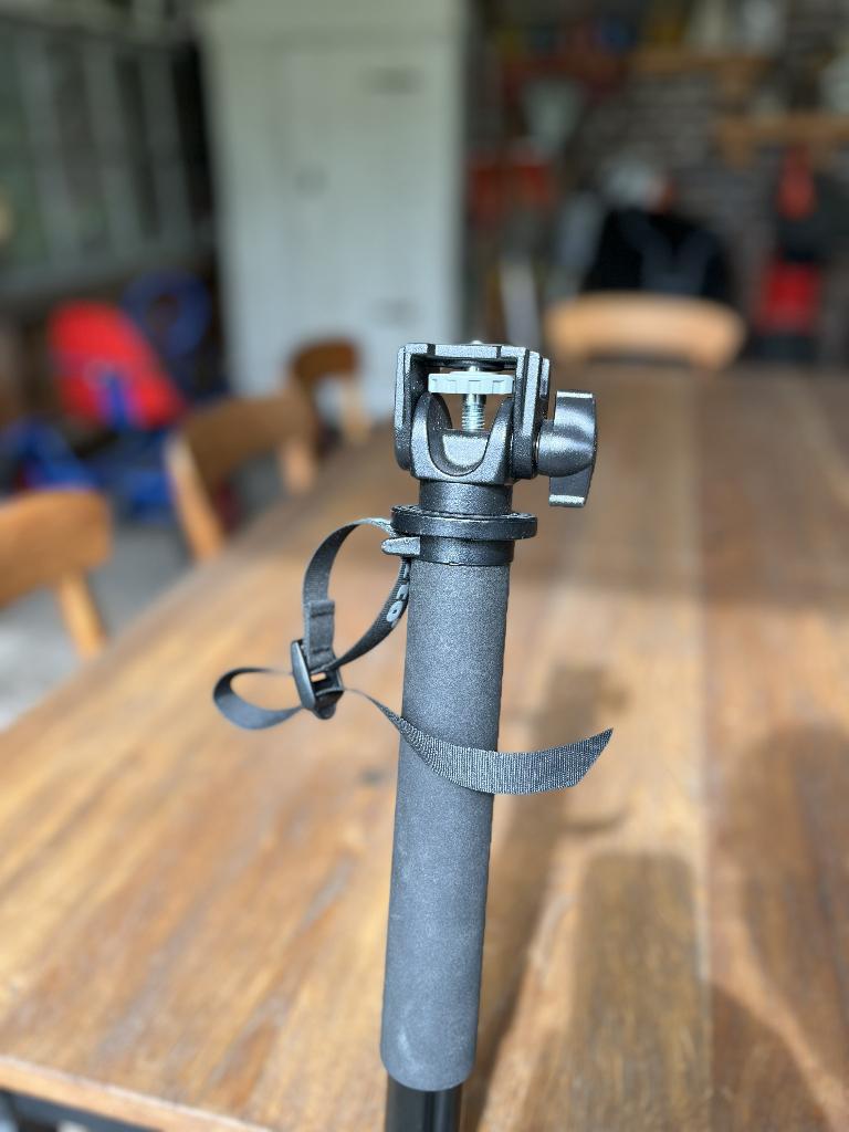 Manfrotto monopod, Gebruikt, Eenpoot, Ophalen of Verzenden, 150 tot 175 cm