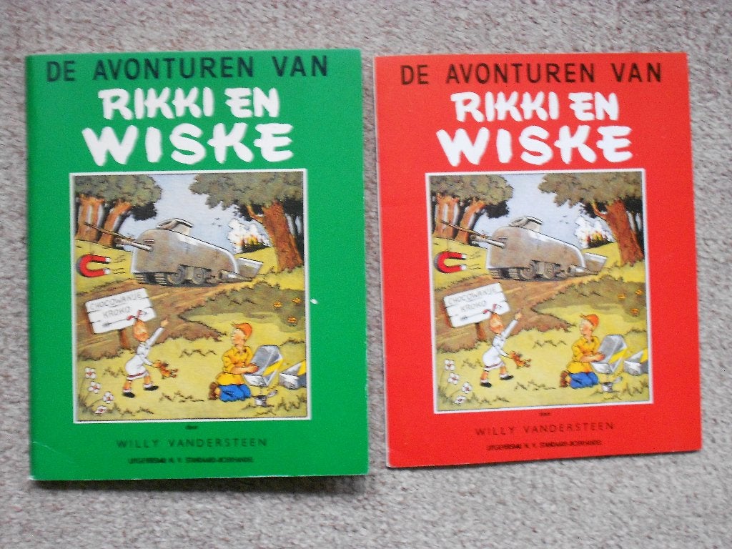 Rikki en Wiske - 1989 -met 12 extra stroken - Dirk Vermeirre, Boeken, Eén stripboek, Ophalen of Verzenden, Zo goed als nieuw, Willy Vandersteen / Paul Geerts