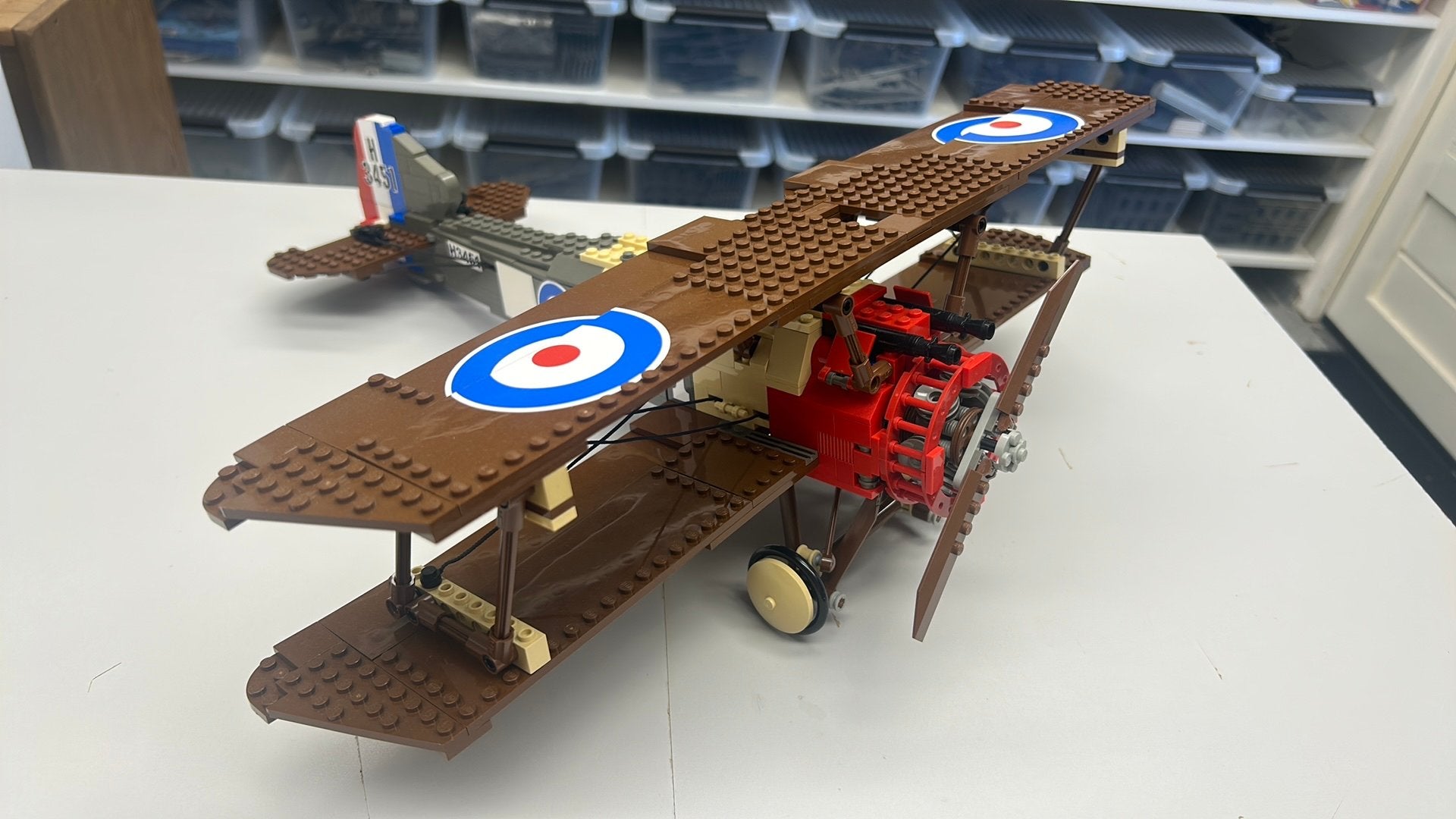 SB2939 Lego sopwith Camel 3451, zonder instructie, Kinderen en Baby's, Speelgoed | Duplo en Lego, Ophalen, Zo goed als nieuw