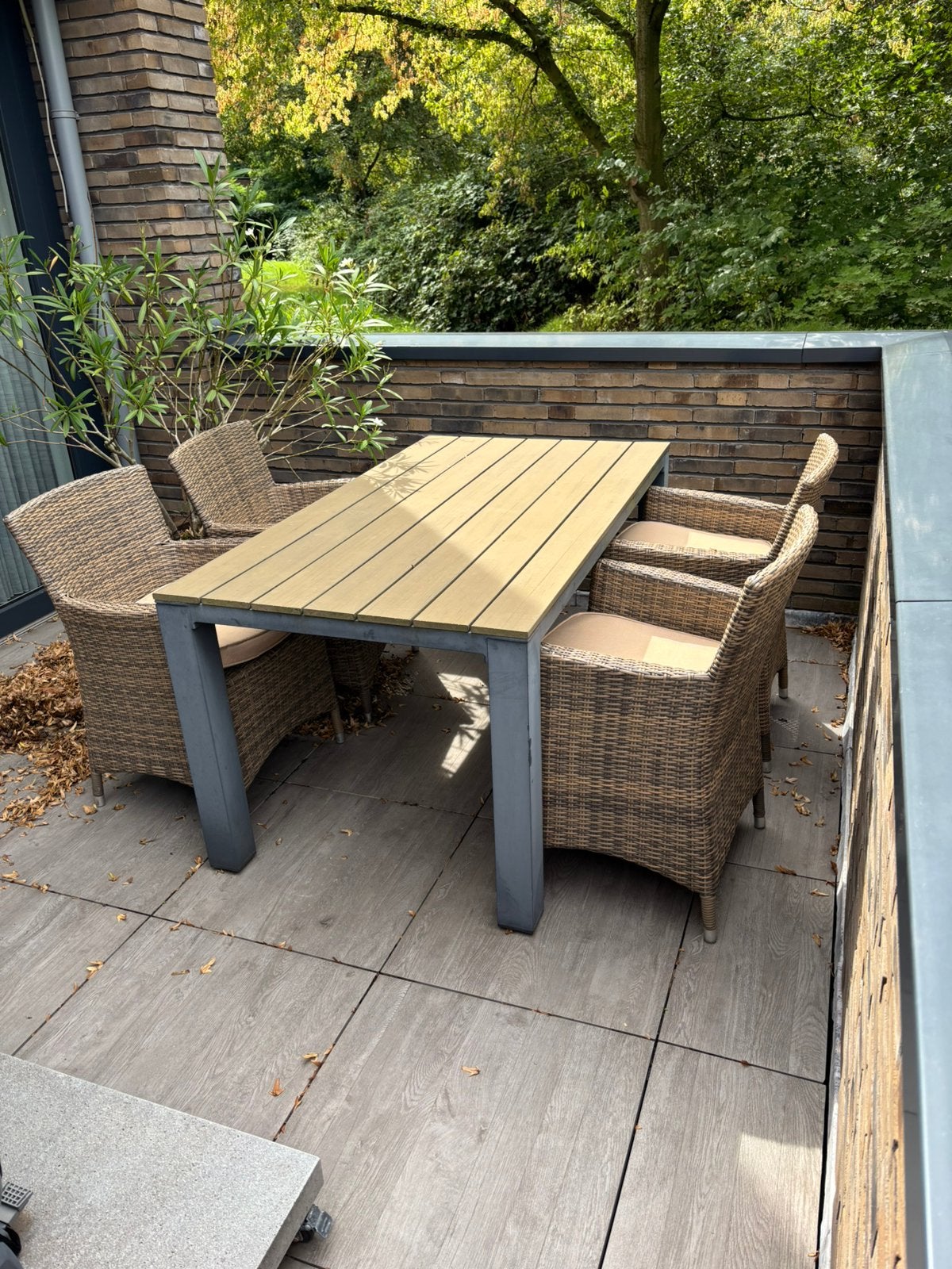Tuinset, Ophalen of Verzenden, Zo goed als nieuw, Wicker